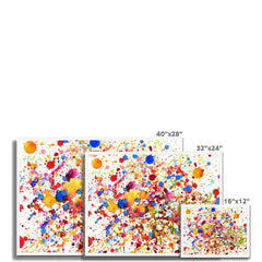 Watercolour Paint Splash Framed Print