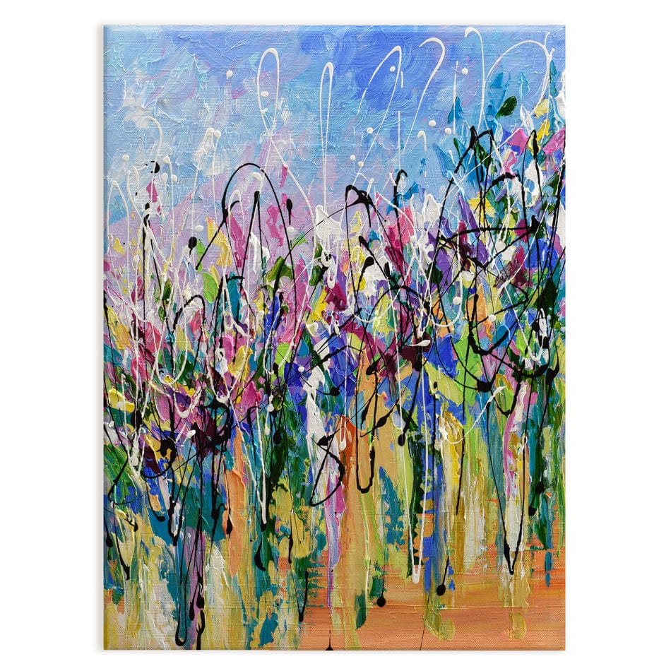 Abstract Floral Mess Canvas Print wall art product Olga Tkachyk