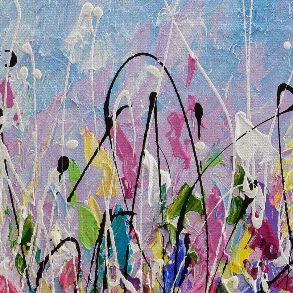 Abstract Floral Mess Canvas Print wall art product Olga Tkachyk