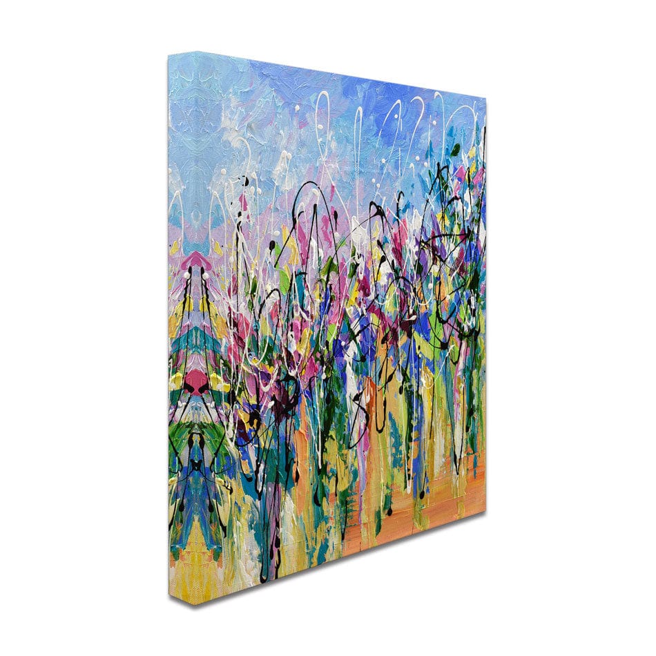 Abstract Floral Mess Canvas Print wall art product Olga Tkachyk