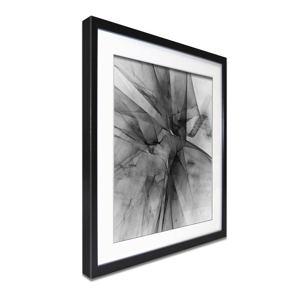 Abstract Grey Framed Art Print wall art product DeltaOFF / Shutterstock