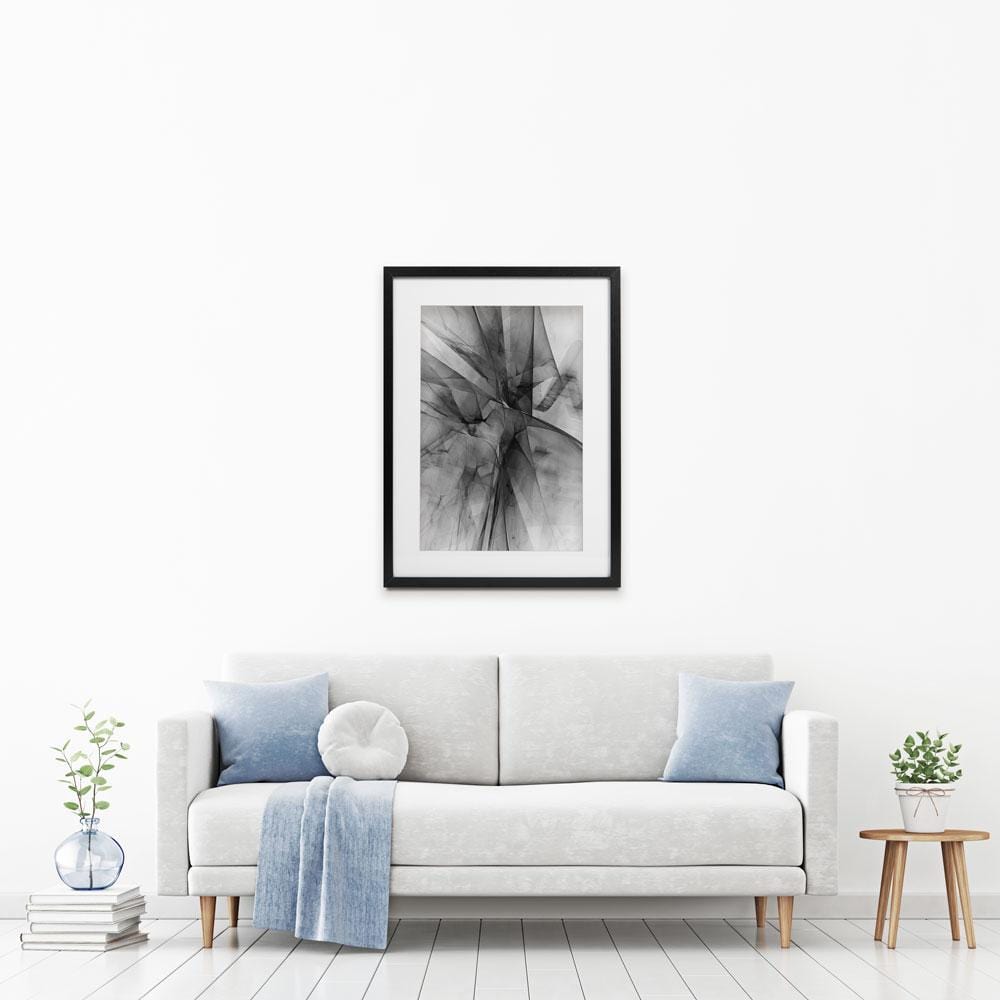 Abstract Grey Framed Art Print wall art product DeltaOFF / Shutterstock