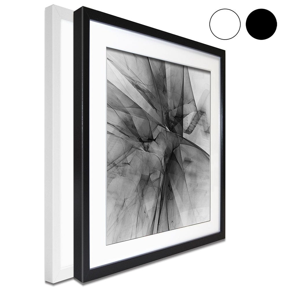 Abstract Grey Framed Art Print wall art product DeltaOFF / Shutterstock