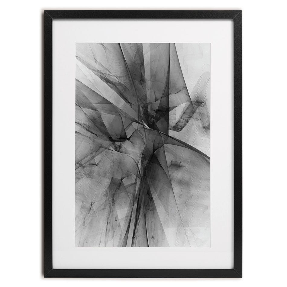 Abstract Grey Framed Art Print wall art product DeltaOFF / Shutterstock