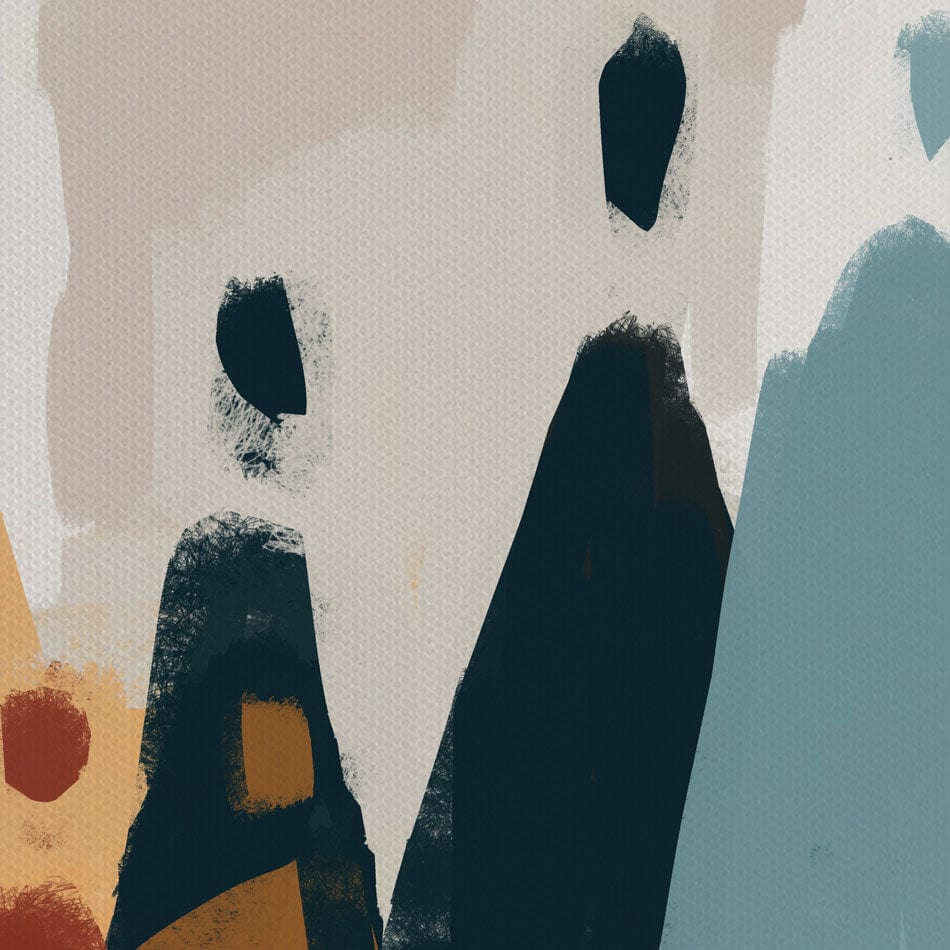 Abstract Group Of People Canvas Print wall art product Cassette Bleue / Shutterstock