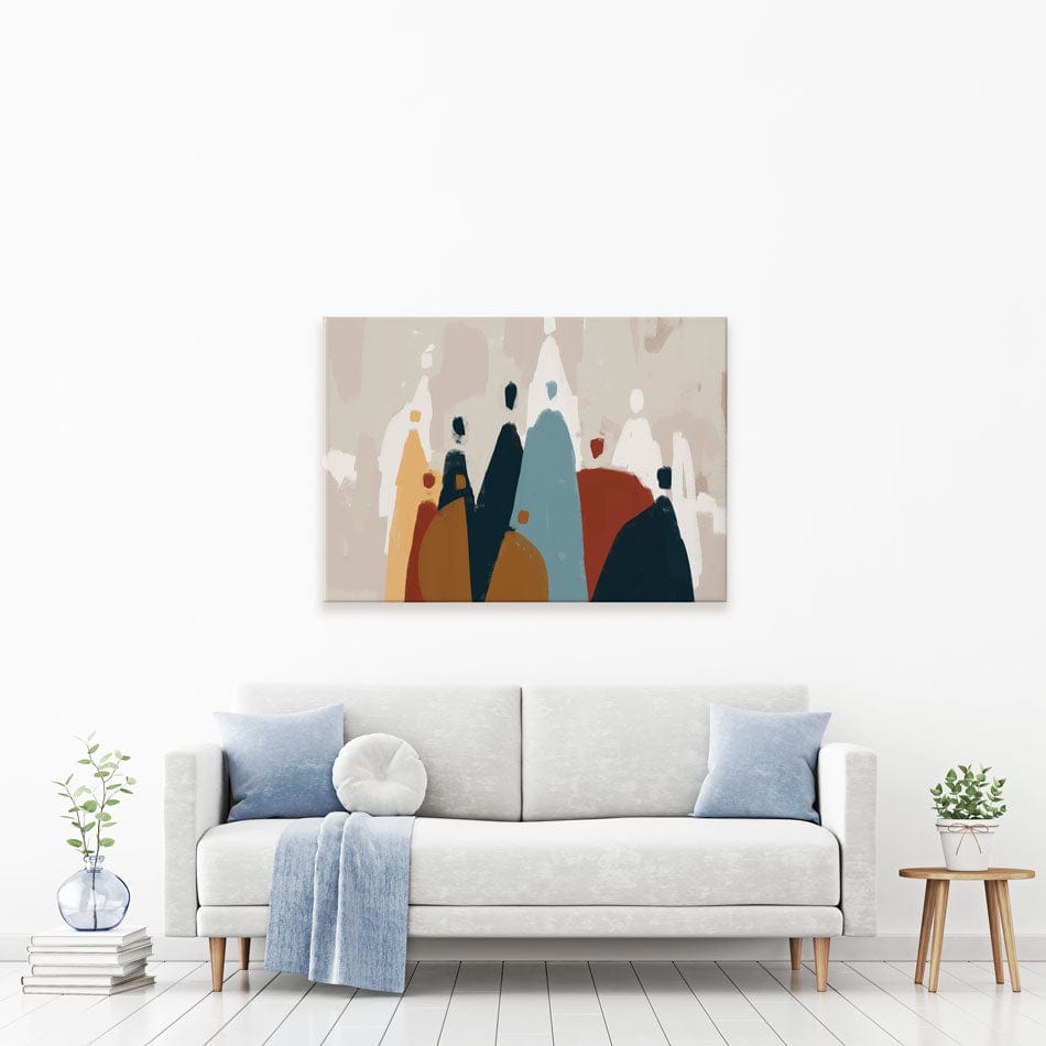 Abstract Group Of People Canvas Print wall art product Cassette Bleue / Shutterstock