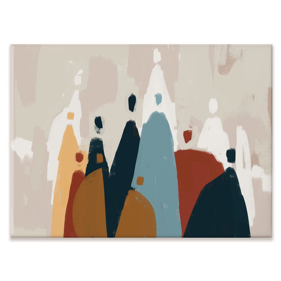 Abstract Group Of People Canvas Print wall art product Cassette Bleue / Shutterstock