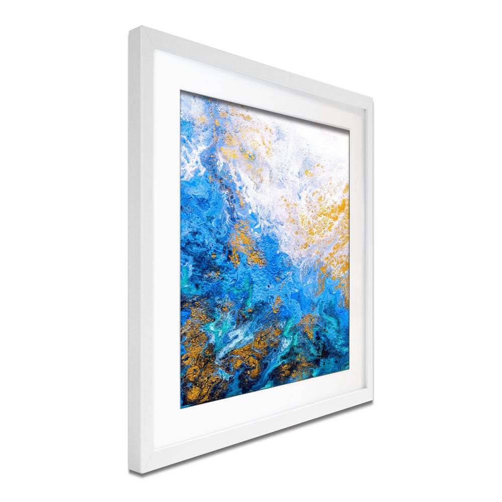 Abstract Ocean Framed Art Print wall art product CYC / Shutterstock