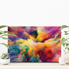 Abstract Colour Explosion Canvas Print