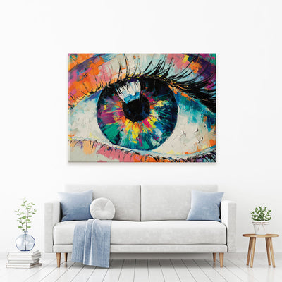 Abstract Eye Canvas Print