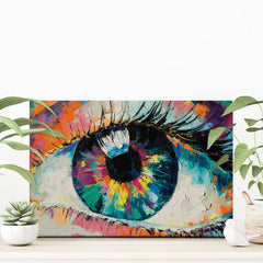 Abstract Eye Canvas Print