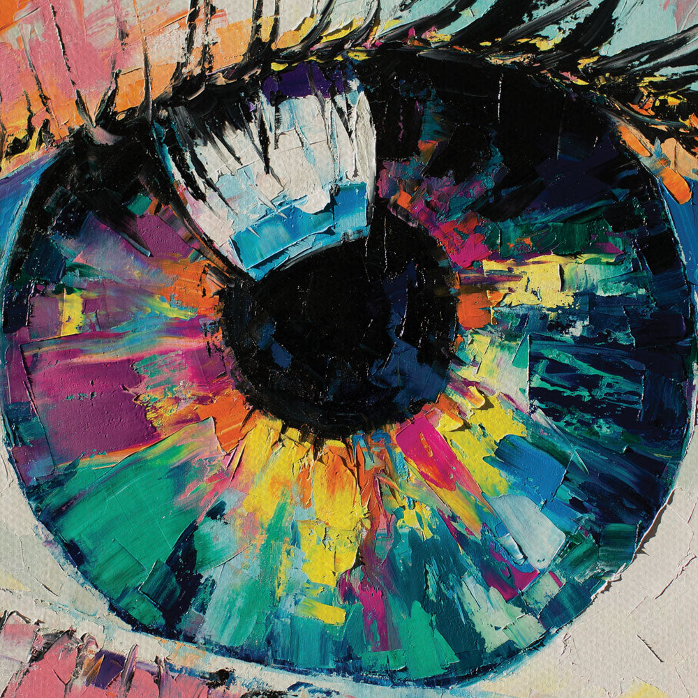 Abstract Eye Canvas Print