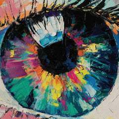 Abstract Eye Canvas Print
