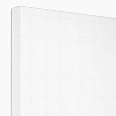 Line Of Zebras Canvas Print