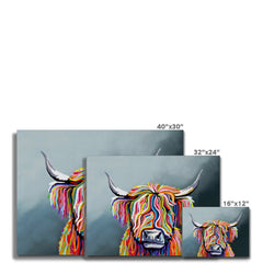 Highland Cow Canvas Print