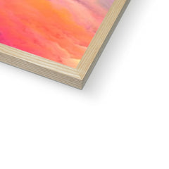 Abstract Colour Explosion Framed Print