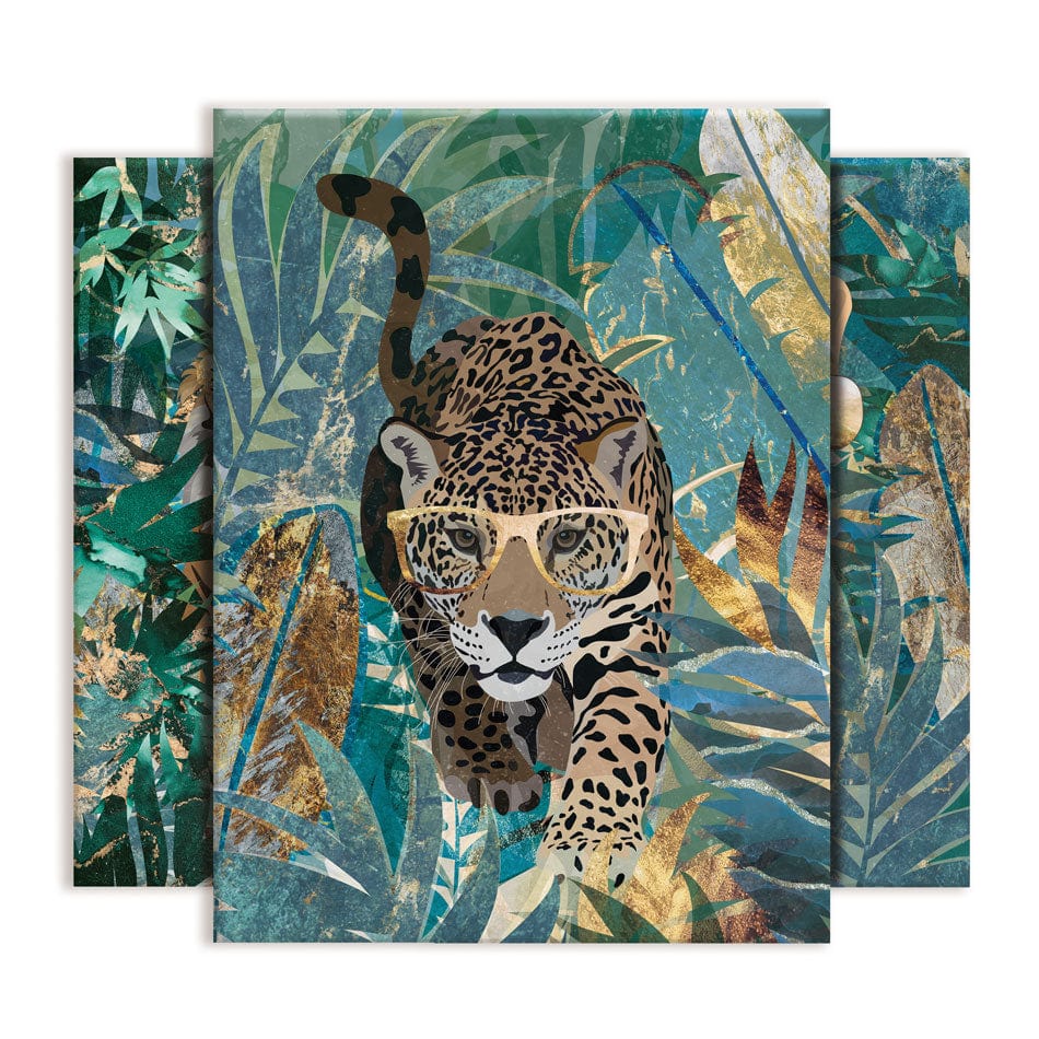 Big Cats Trio Canvas Print wall art product Sarah Manovski
