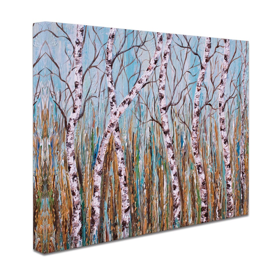 Birches Canvas Print wall art product Olga Tkachyk