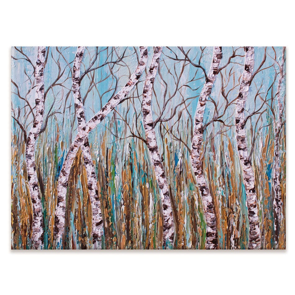Birches Canvas Print wall art product Olga Tkachyk