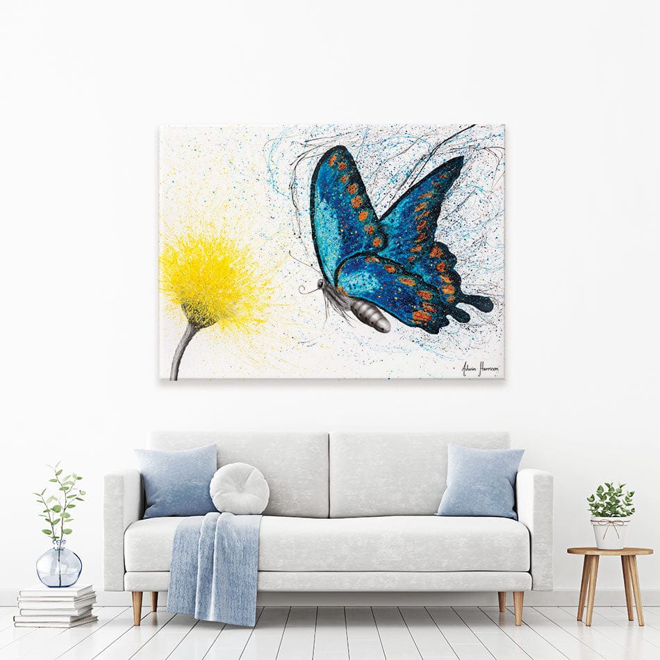 Bloomful Butterfly Canvas Print wall art product Ashvin Harrison
