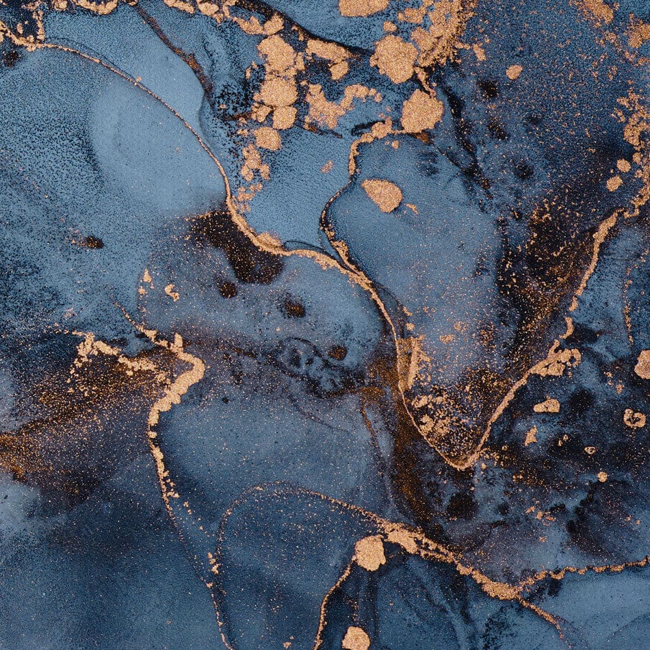 Blue And Bronze Marble Duo Canvas Print wall art product djero.adlibeshe yahoo.com / Shutterstock