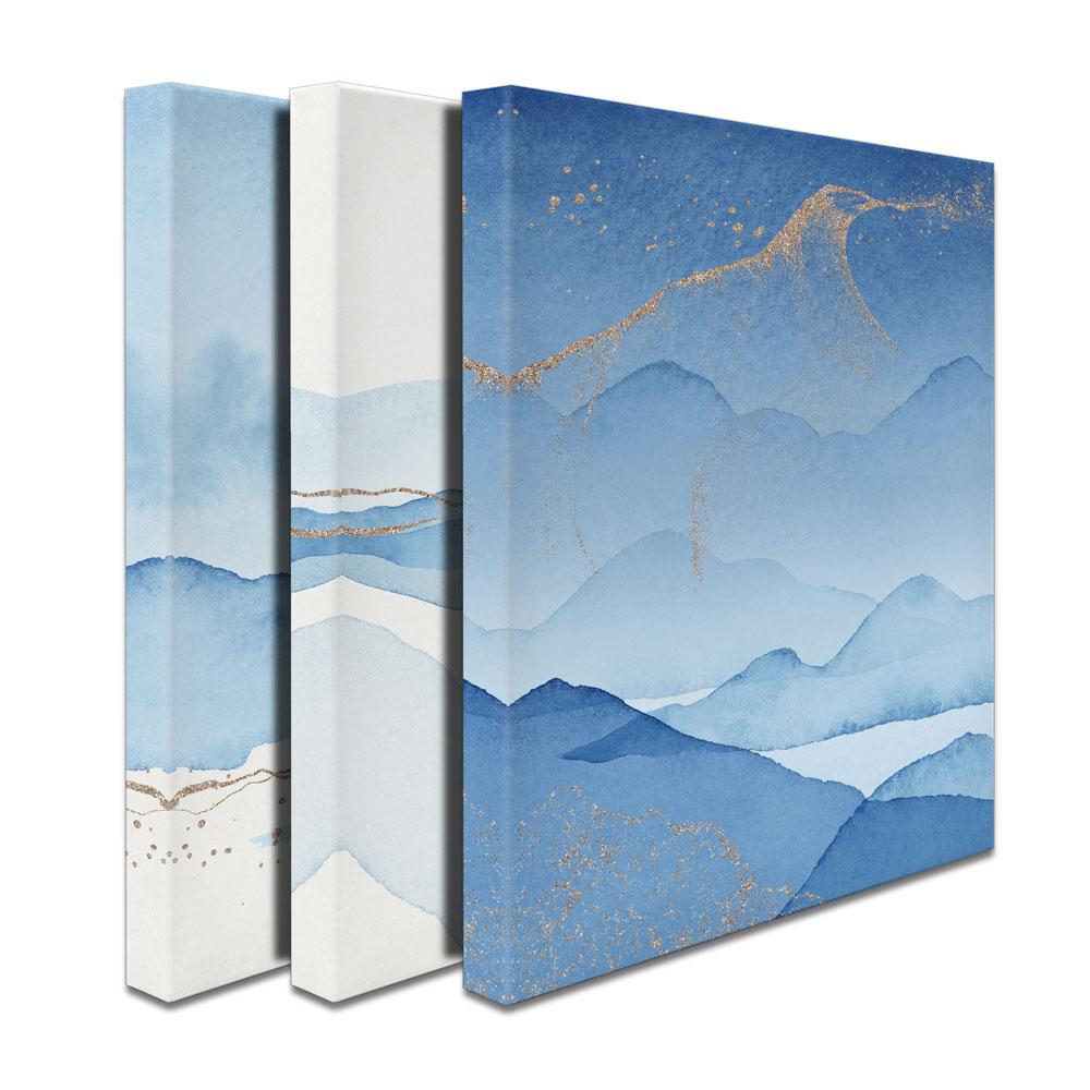Blue Mountains Trio Canvas Print wall art product VerisStudio / Shutterstock