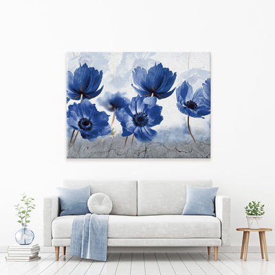 Blue Flowers Canvas Print