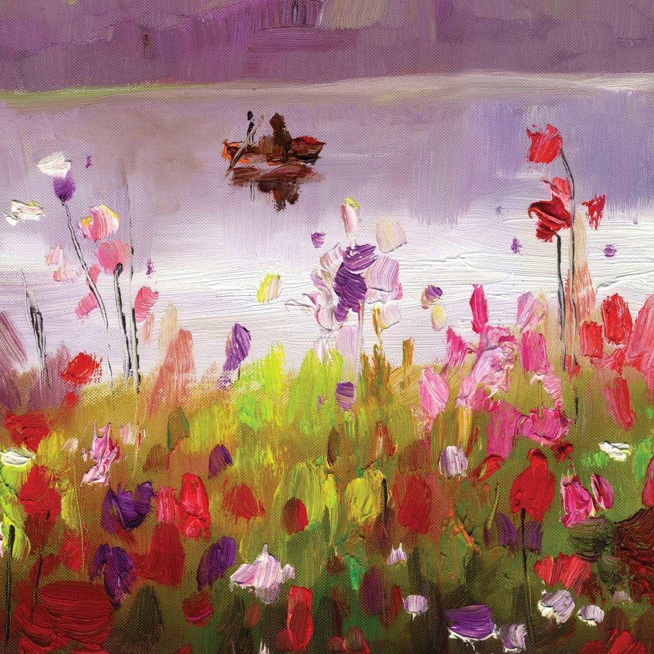 Boat On A Lake Framed Art Print wall art product Artone Graphica / Shutterstock