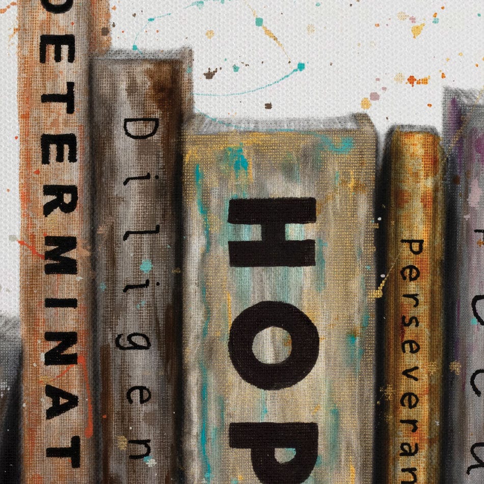 Books Duo Canvas Print wall art product Ashvin Harrison