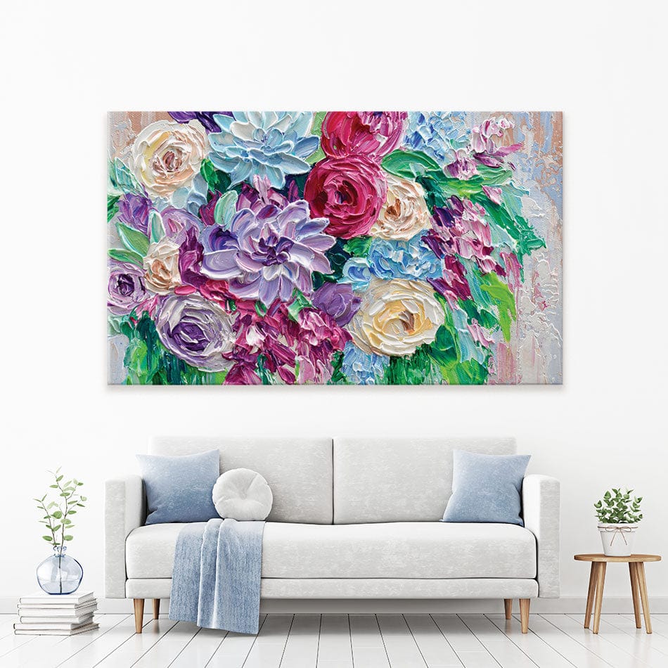 Bouquet Canvas Print wall art product Olga Tkachyk
