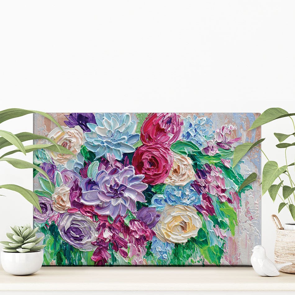 Bouquet Canvas Print wall art product Olga Tkachyk