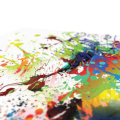 Multicoloured Tiger Paint Splash Canvas Print
