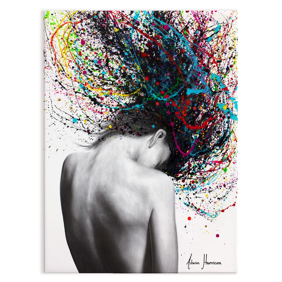 Cerebral Swirl Canvas Print wall art product Ashvin Harrison