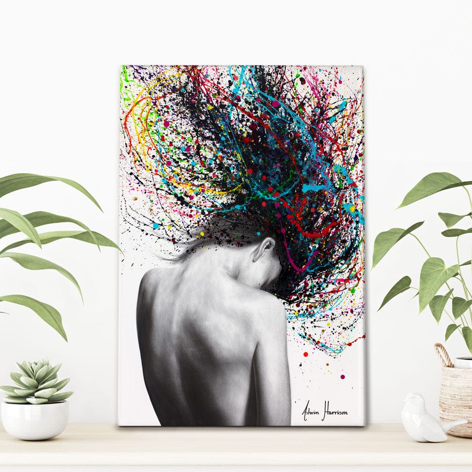 Cerebral Swirl Canvas Print wall art product Ashvin Harrison