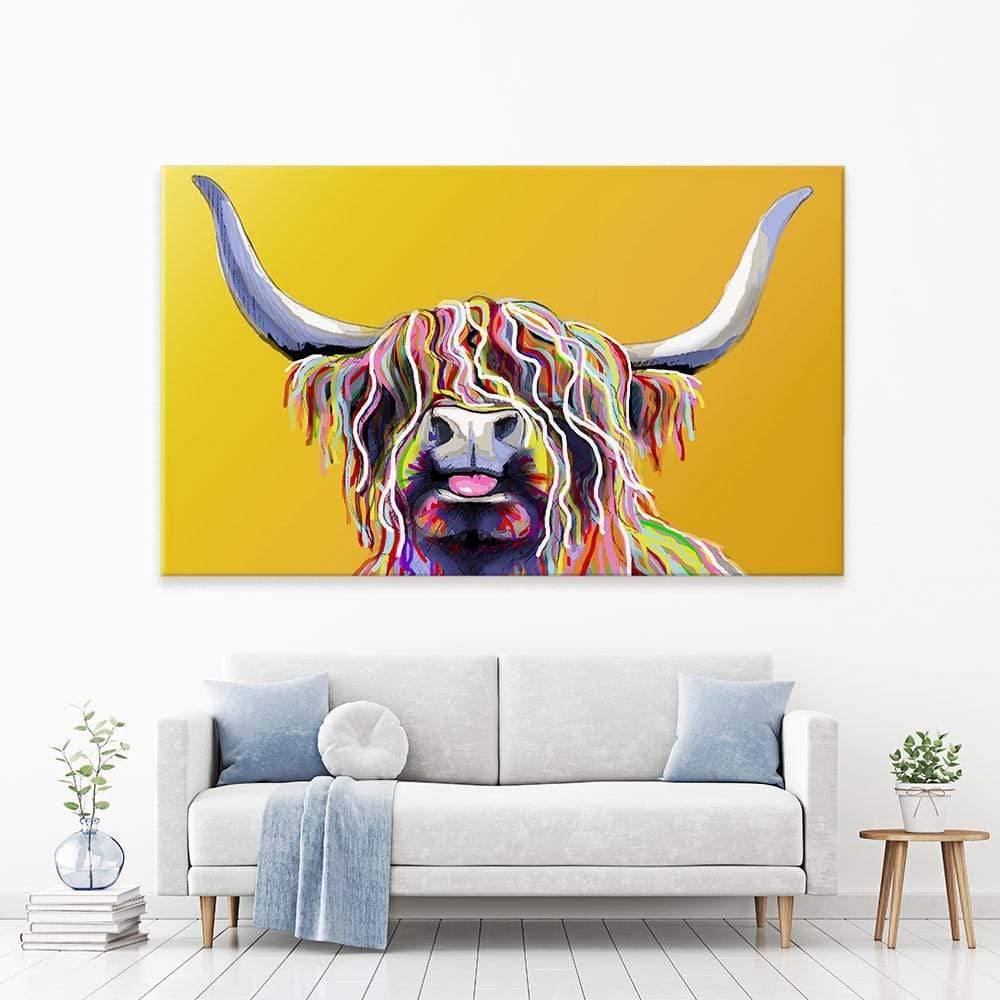 Cheeky Orange Coo Canvas Print wall art product Independent