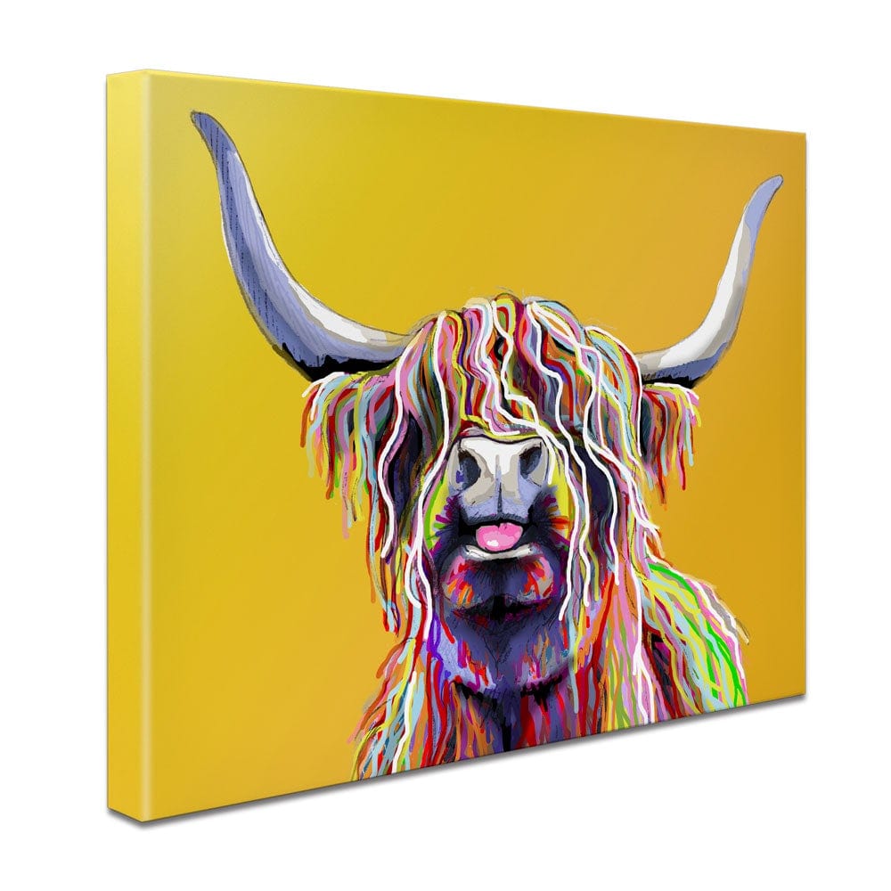 Cheeky Orange Coo Canvas Print wall art product Independent