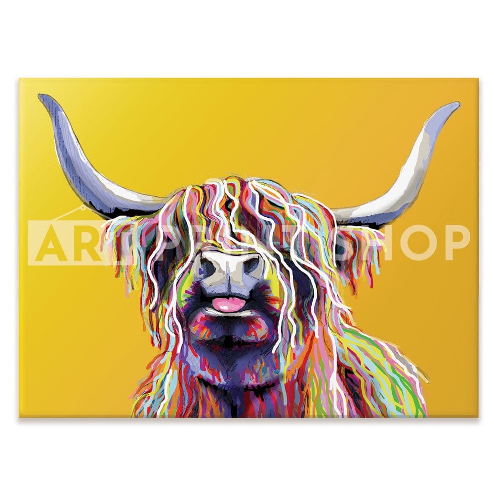 Cheeky Orange Coo Canvas Print wall art product Independent