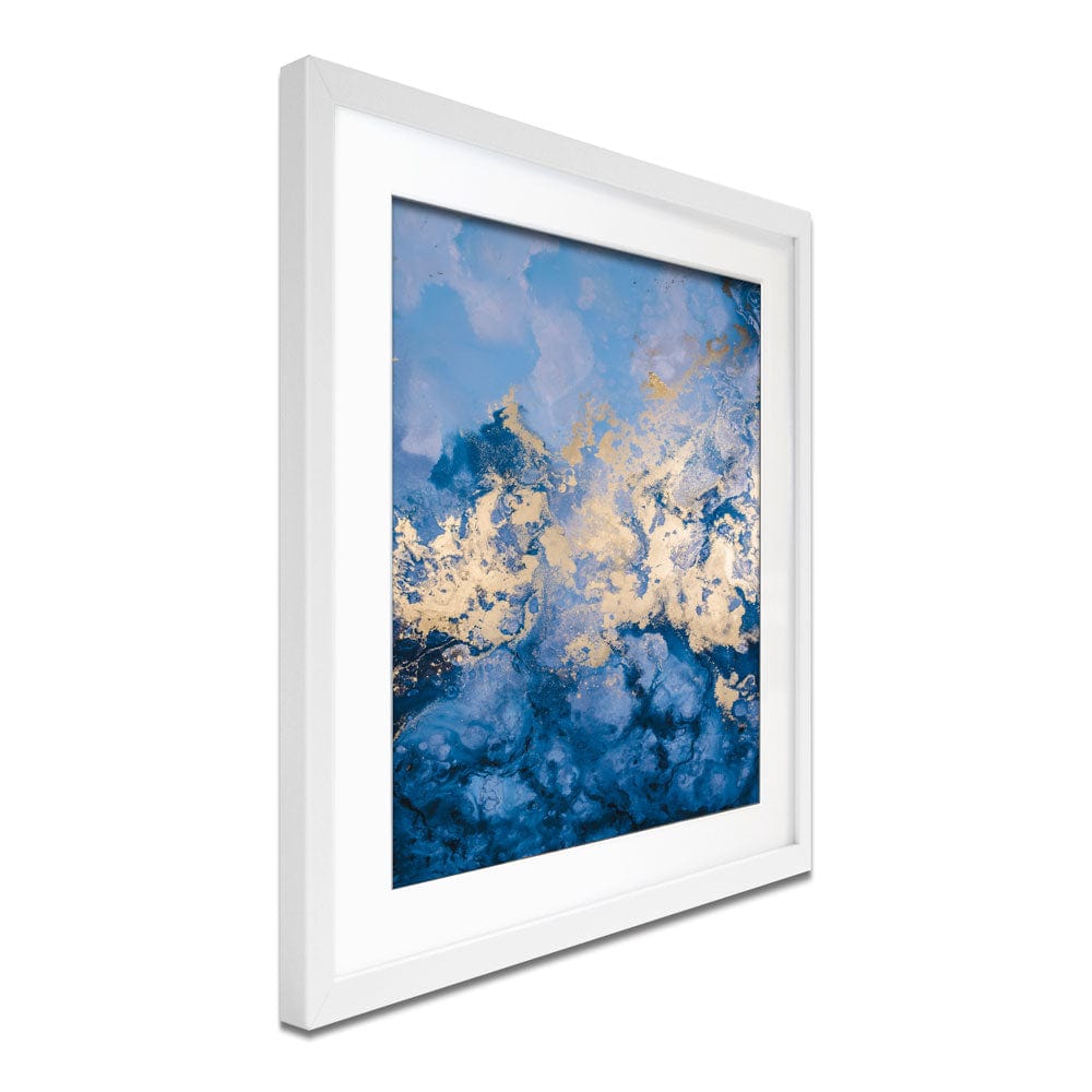 Clouded Blue Framed Art Print wall art product Marvin Dela Cruz / Shutterstock