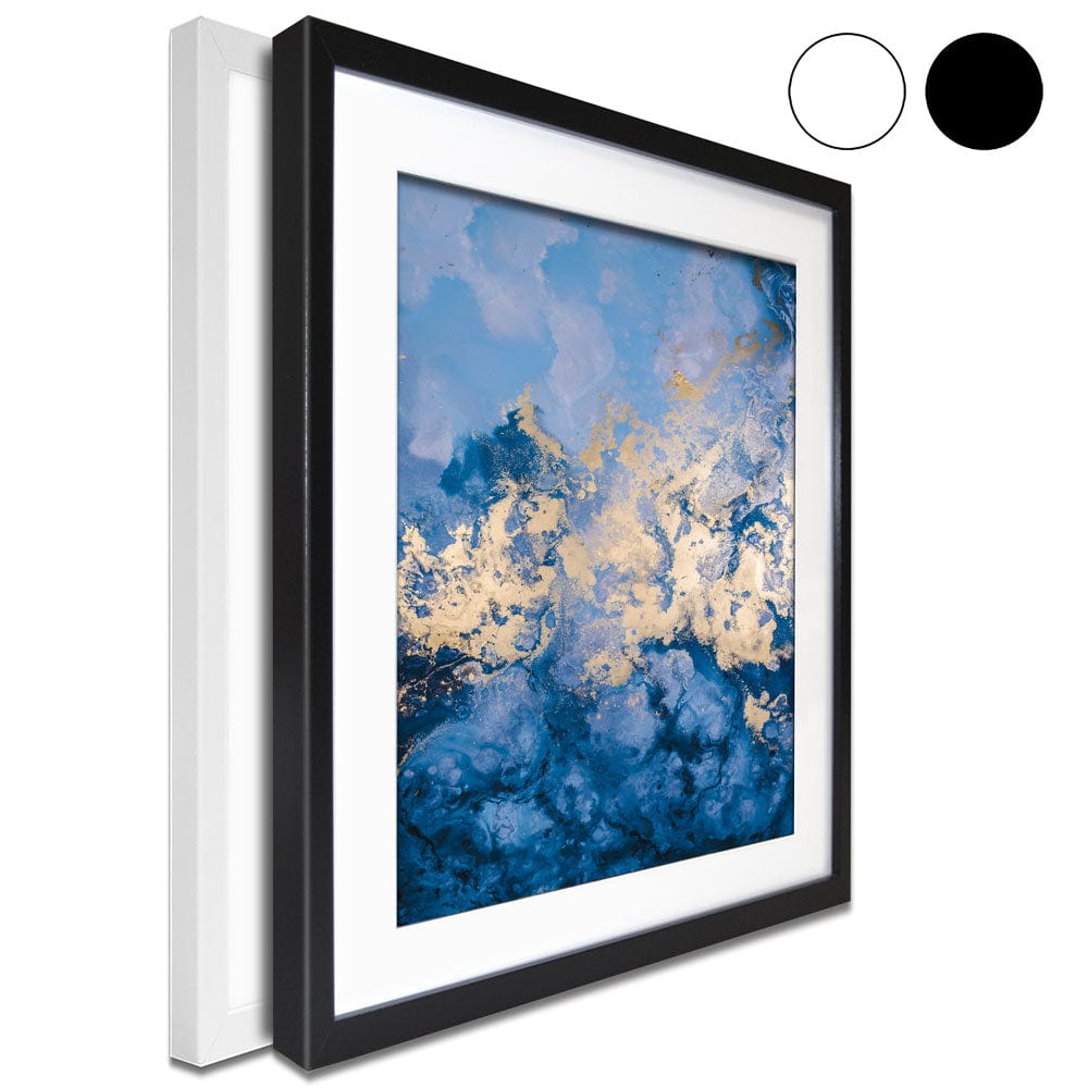 Clouded Blue Framed Art Print wall art product Marvin Dela Cruz / Shutterstock