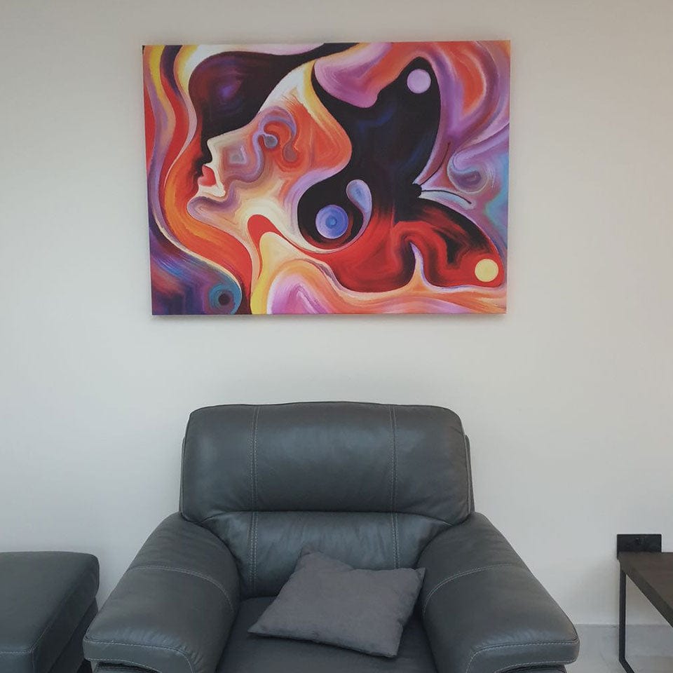 Colours Of The Mind Abstract Canvas Print wall art product agsandrew / Shutterstock