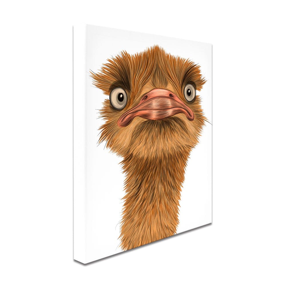 Comical Ostrich Canvas Print wall art product Dashkevich Snezhana / Shutterstock