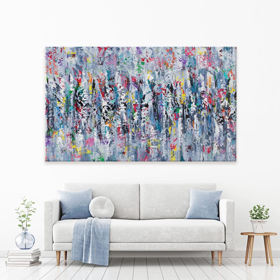 Completely Abstract Canvas Print wall art product Olga Tkachyk