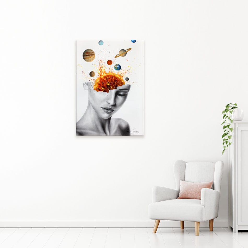 Conscious Universe Canvas Print wall art product Ashvin Harrison