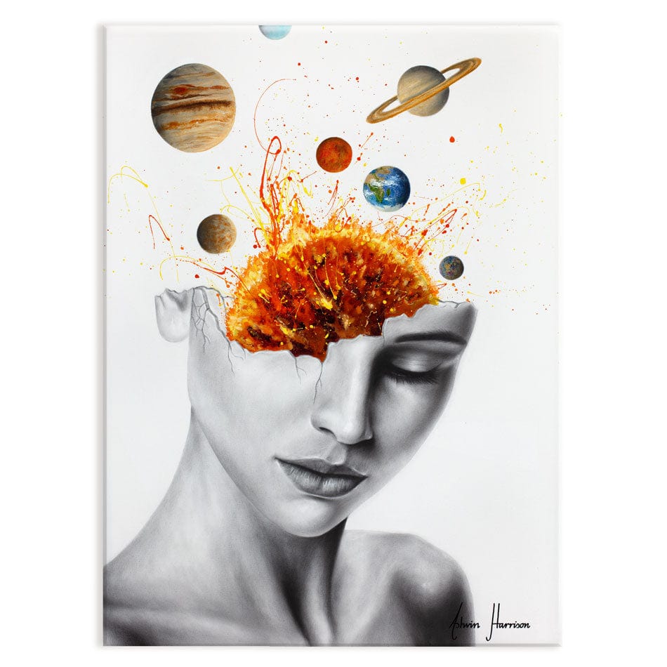Conscious Universe Canvas Print wall art product Ashvin Harrison