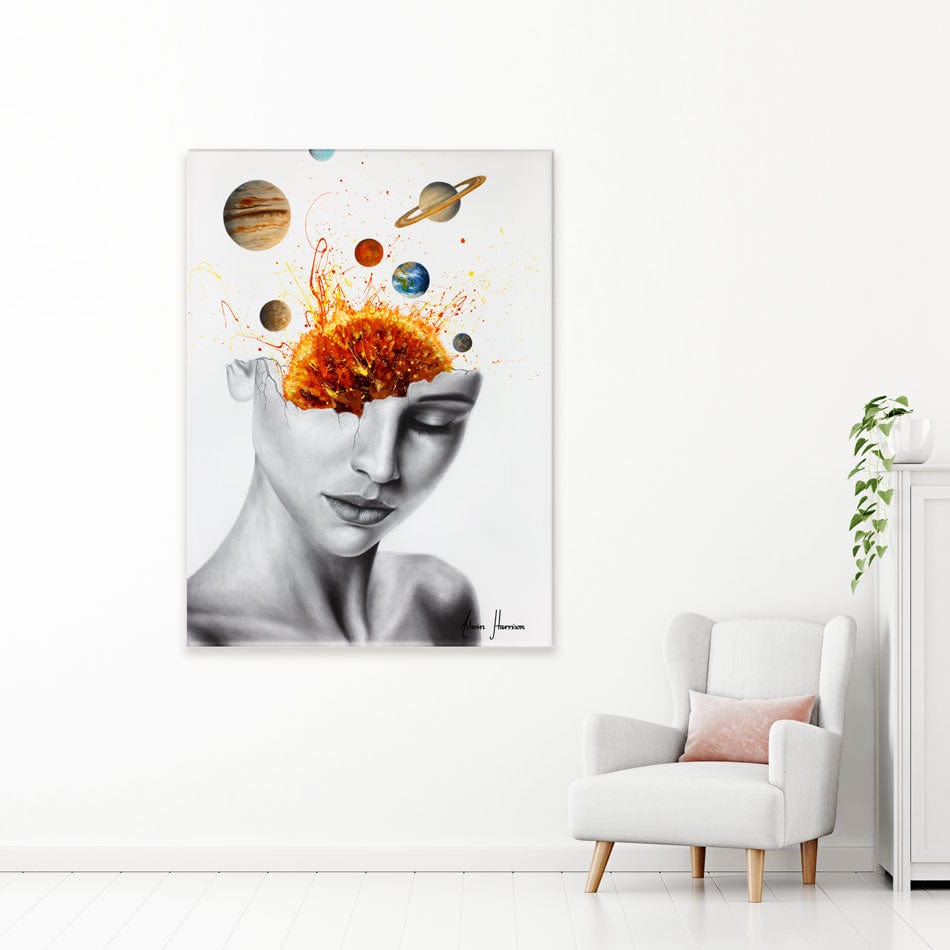 Conscious Universe Canvas Print wall art product Ashvin Harrison
