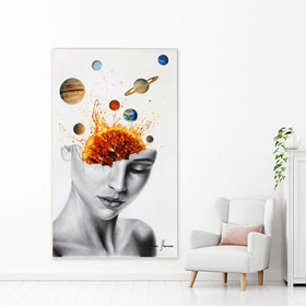 Conscious Universe Canvas Print wall art product Ashvin Harrison