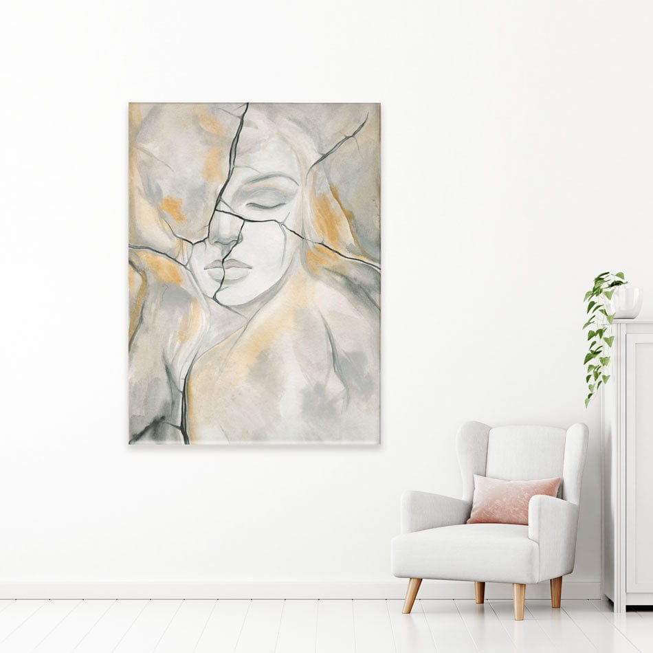 Cracked Portrait Canvas Print wall art product Anna Ismagilova / Shutterstock