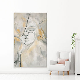 Cracked Portrait Canvas Print wall art product Anna Ismagilova / Shutterstock