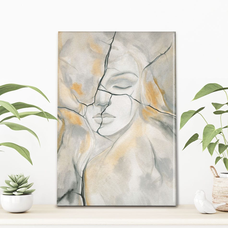 Cracked Portrait Canvas Print wall art product Anna Ismagilova / Shutterstock
