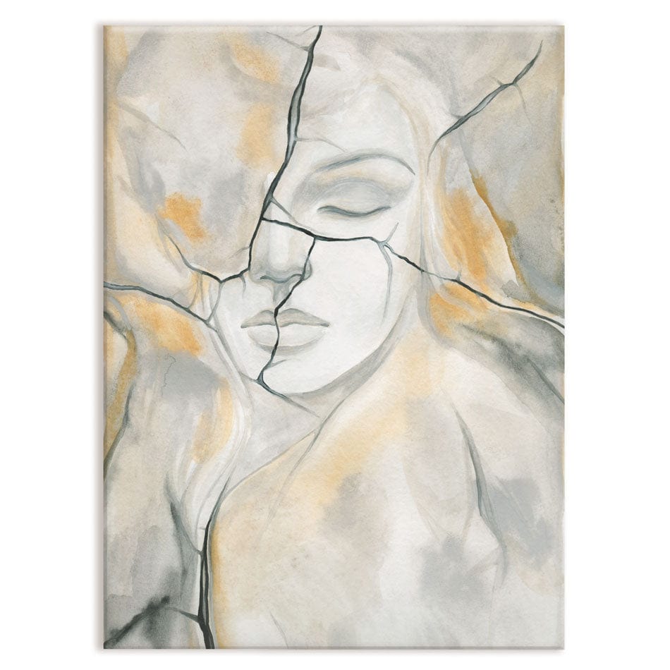 Cracked Portrait Canvas Print wall art product Anna Ismagilova / Shutterstock